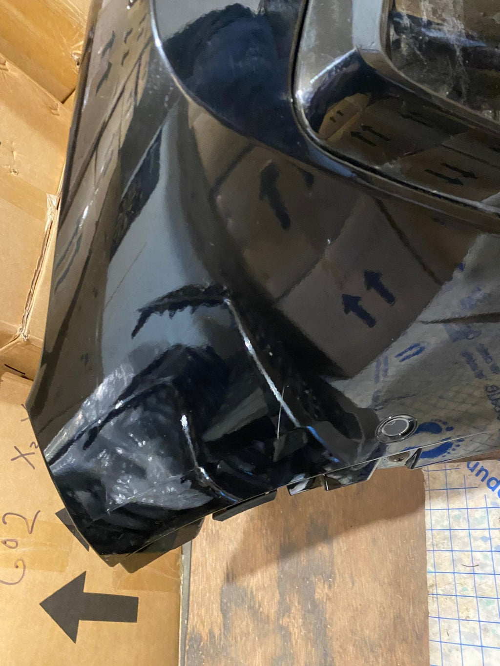 BMW X3 G01 2021 LCI Complete M-Sport Front Bumper In Black With Sensors And Wire