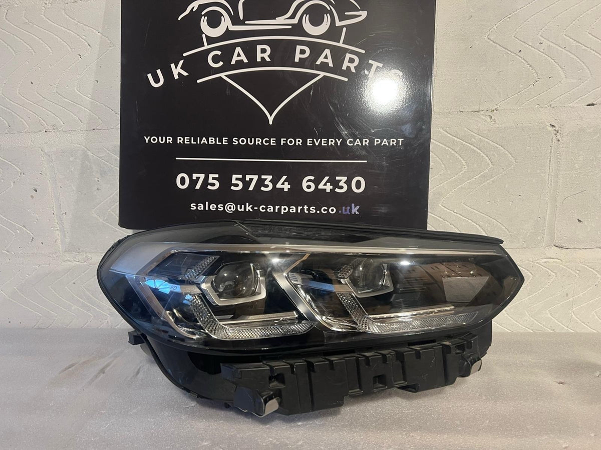 Bmw X3 G01 Right Driver Side Headlight RHD Silver A85A29208 Genuine 2020-On