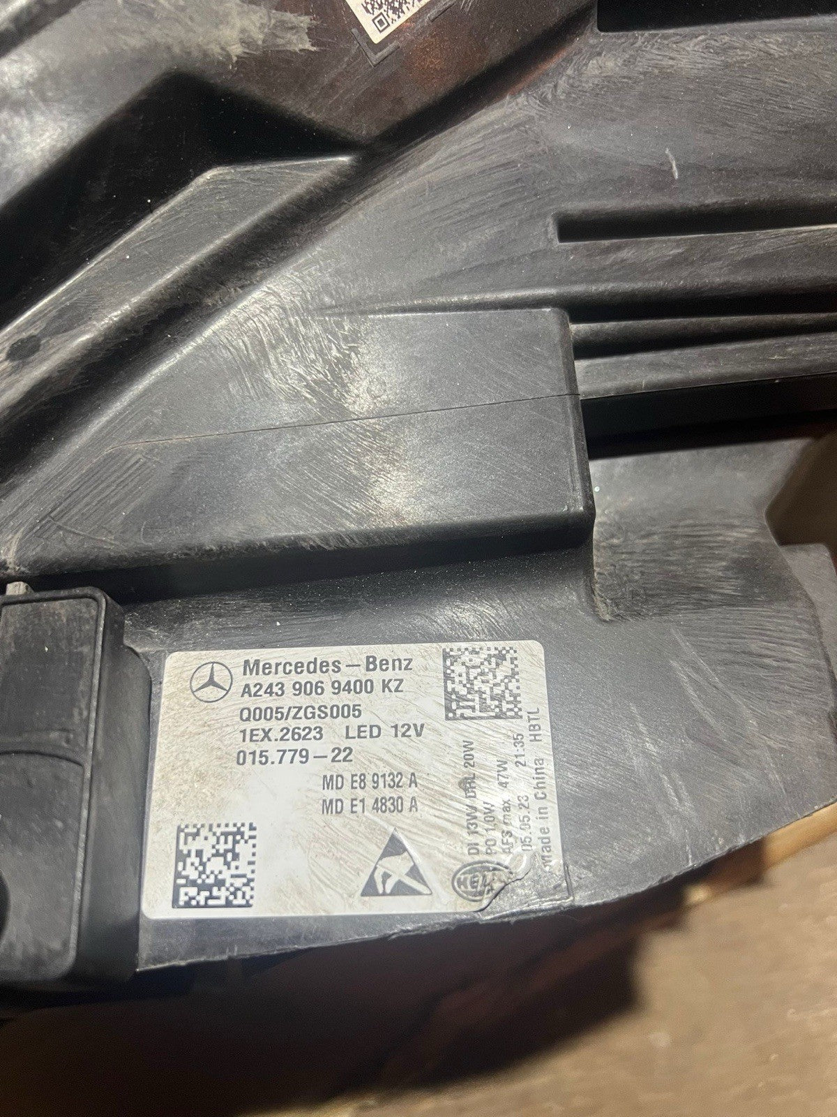 Mercedes EQA W243 LED Right Drivers Side Headlight A2439069400KZ Genuine 