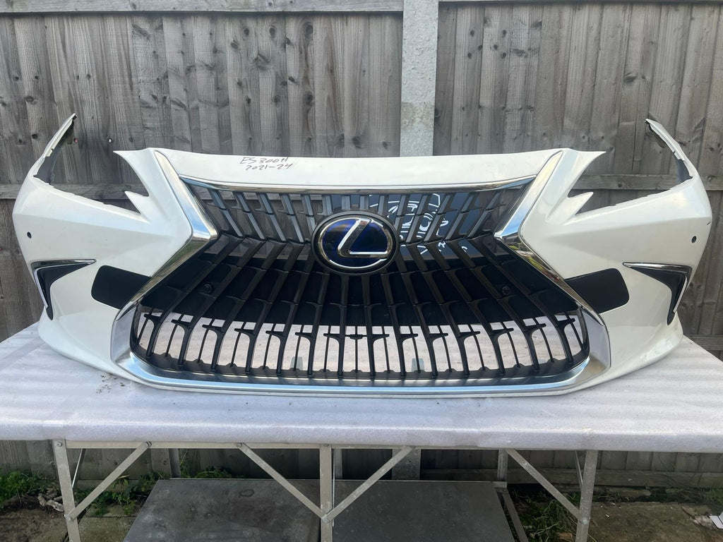 Lexus ES300h 2021–2024 Genuine Front Bumper With Grille In White