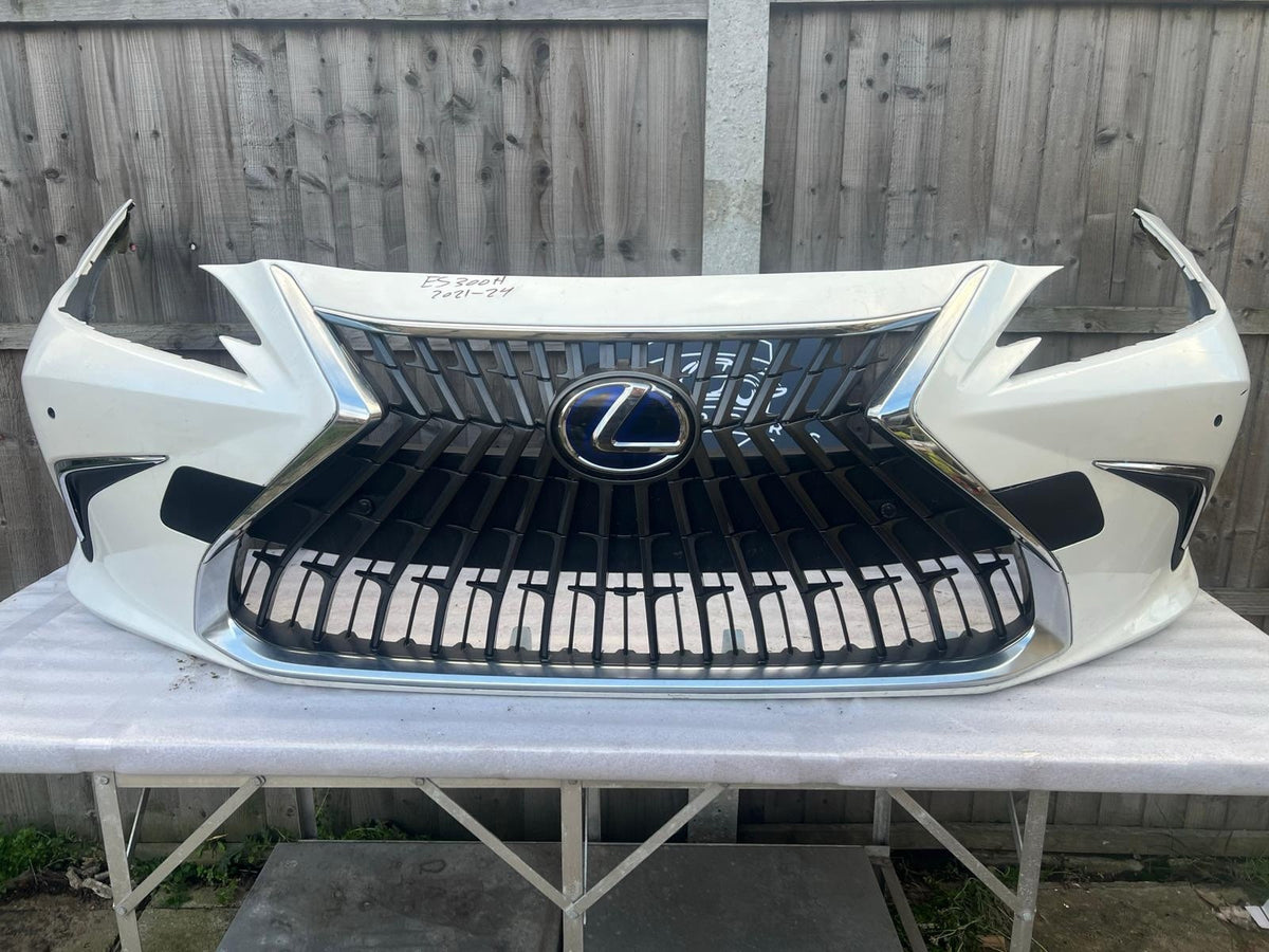 Lexus ES300h 2021–2024 Genuine Front Bumper With Grille In White