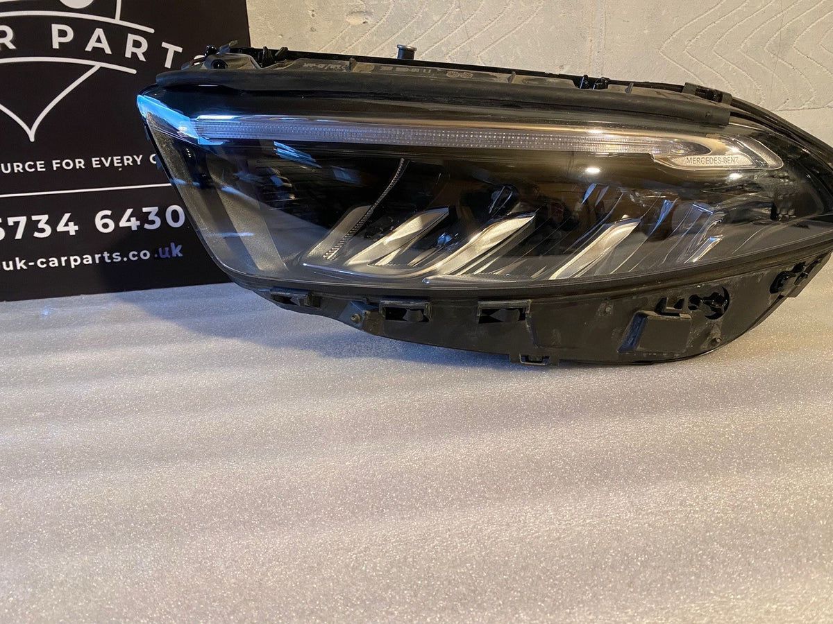 MERCEDES A-CLASS LED HEADLIGHT LH PASSENGER SIDE 22 On W177 FACELIFT Genuine