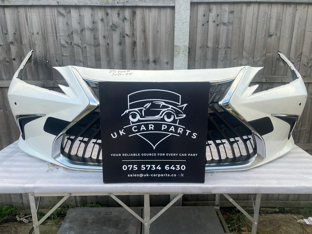 Lexus ES300h 2021–2024 Genuine Front Bumper With Grille In White