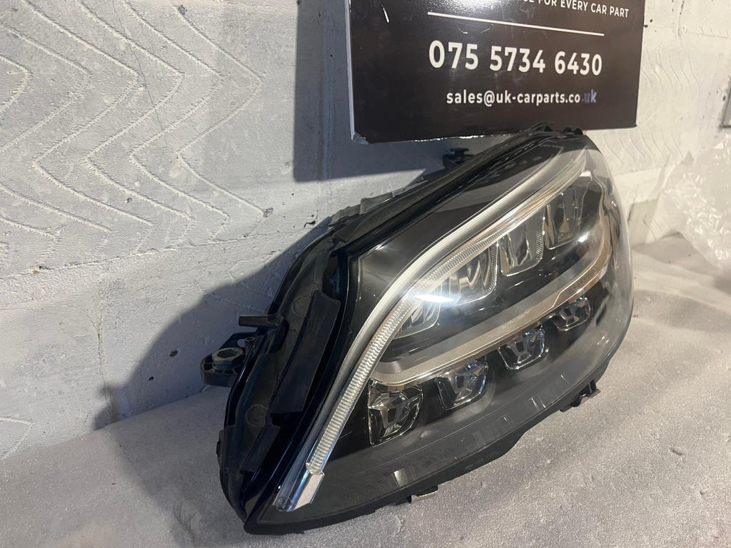 MERCEDES BENZ C CLASS W205 HIGH PERFORMANCE LEFT LED HEADLIGHT GENUINE 2019-2021