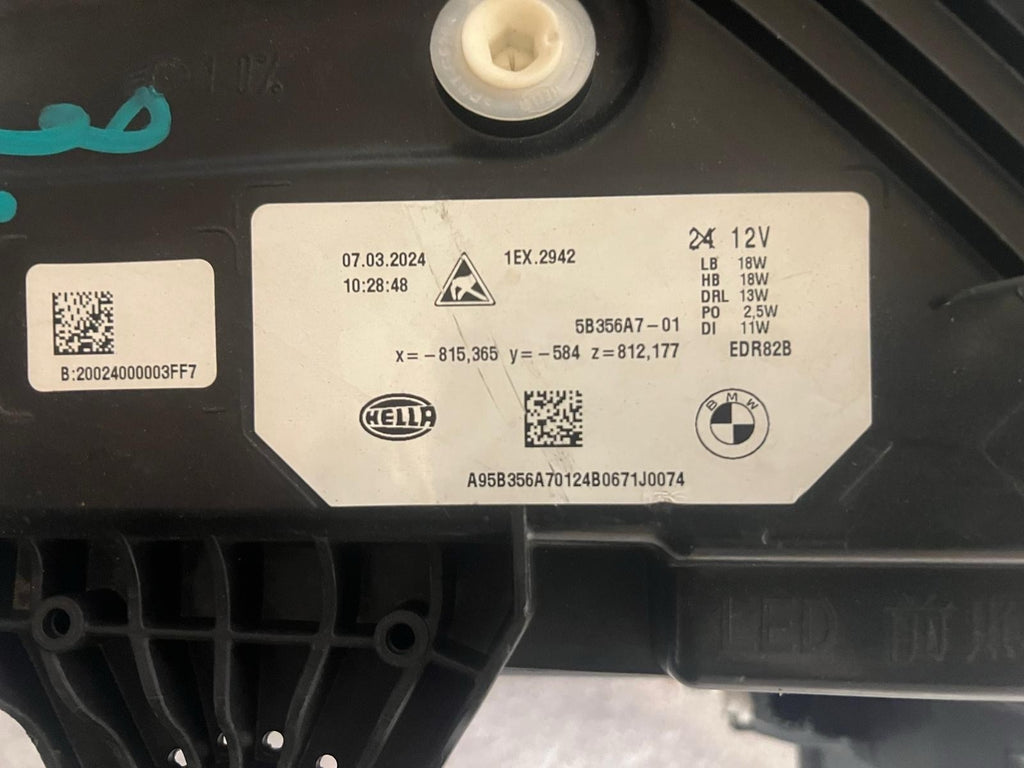 BMW X1 IX1 U11 2022-2025 Adaptive FULL LED, left passenger side Genuine Complete