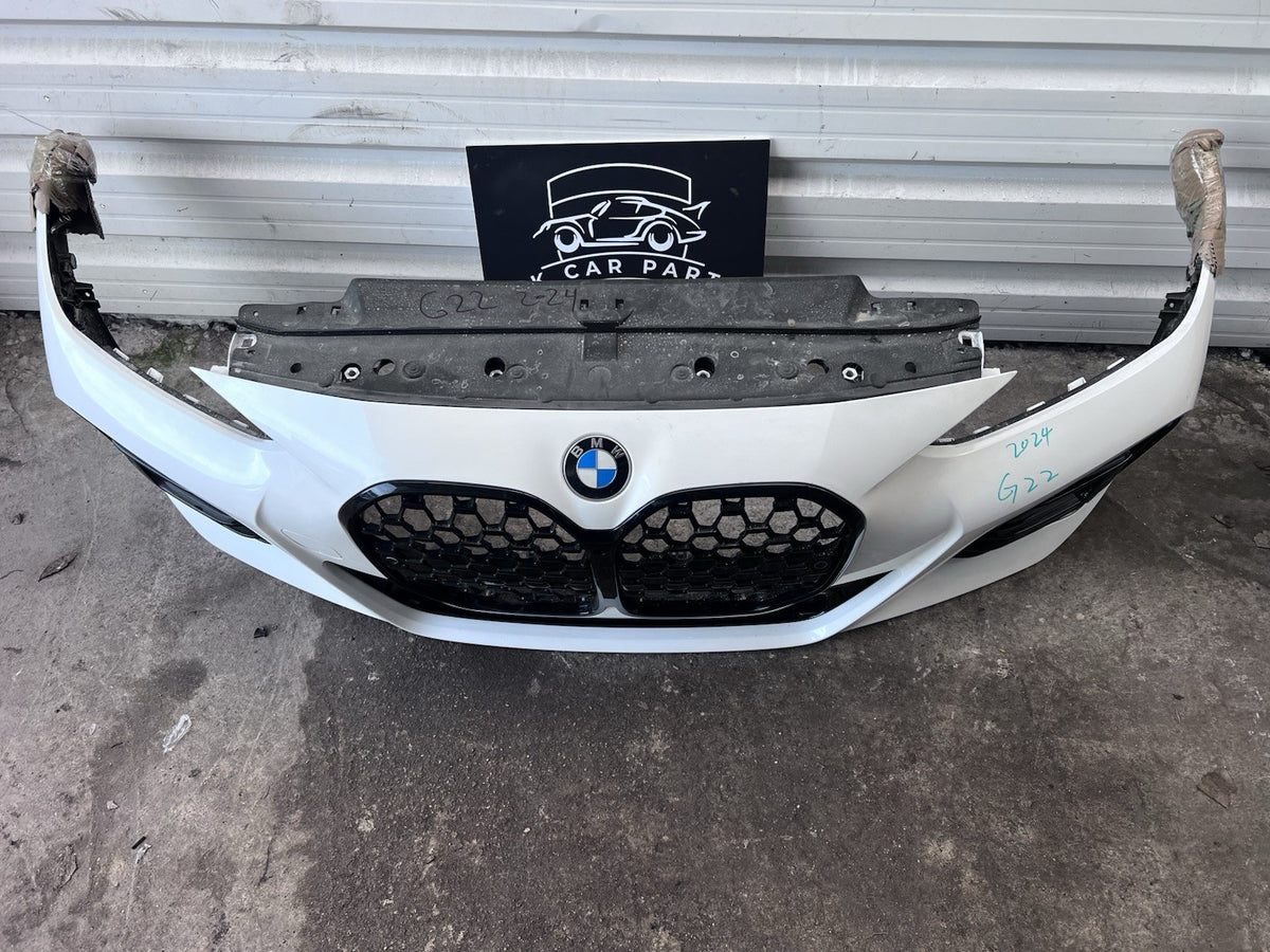 BMW 4 Series M Sport G22 G23 FRONT BUMPER Complete 2020-25 In White Genuine