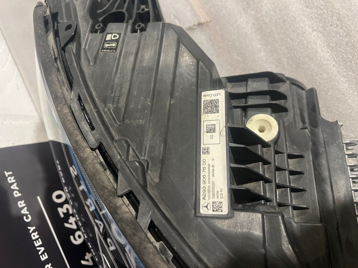 Mercedes Benz EQC 2021 On W293 A293 Full LED Driver Side Headlight Genuine