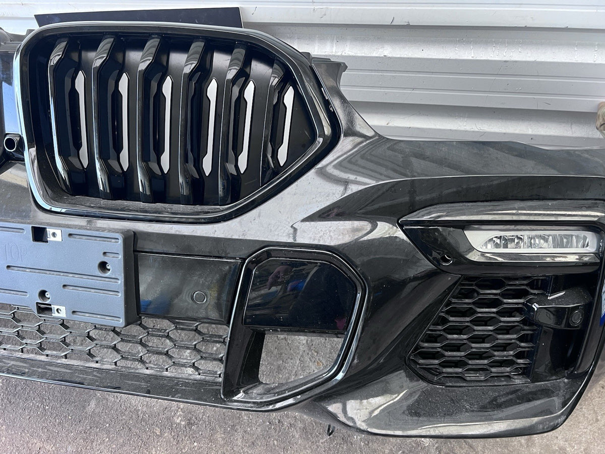 BMW X6 2024 Complete Front Bumper Complete With Sensors And Wire Genuine
