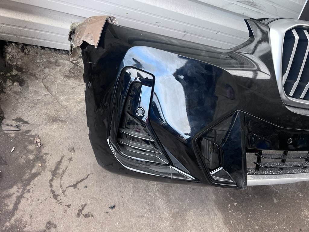 BMW X3 G01 2021 LCI Complete M-Sport Front Bumper In Black With Sensors And Wire