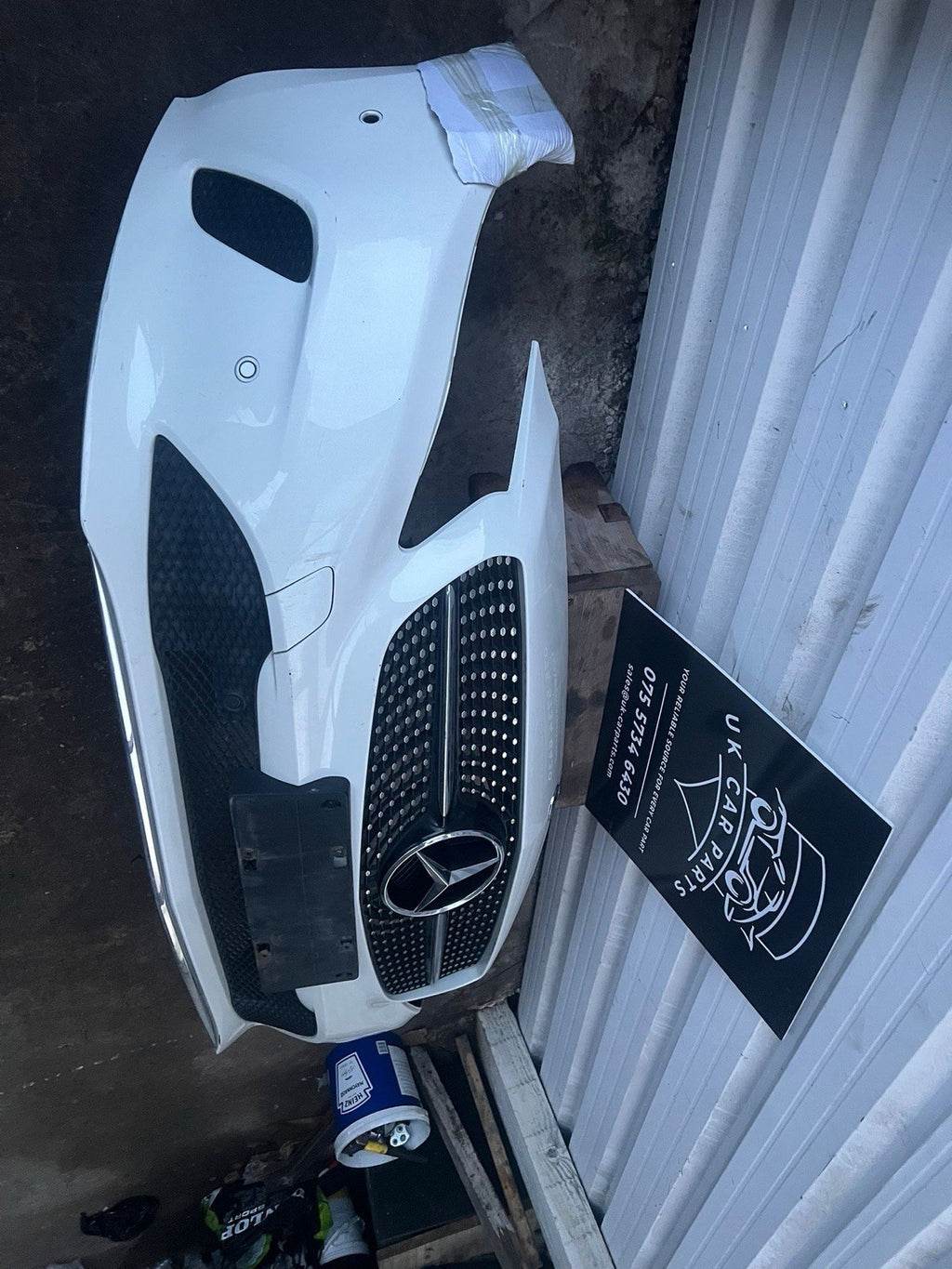 MERCEDES BENZ A CLASS FACELIFT 2018 W176 FRONT BUMPER Complete With Sensor Genui