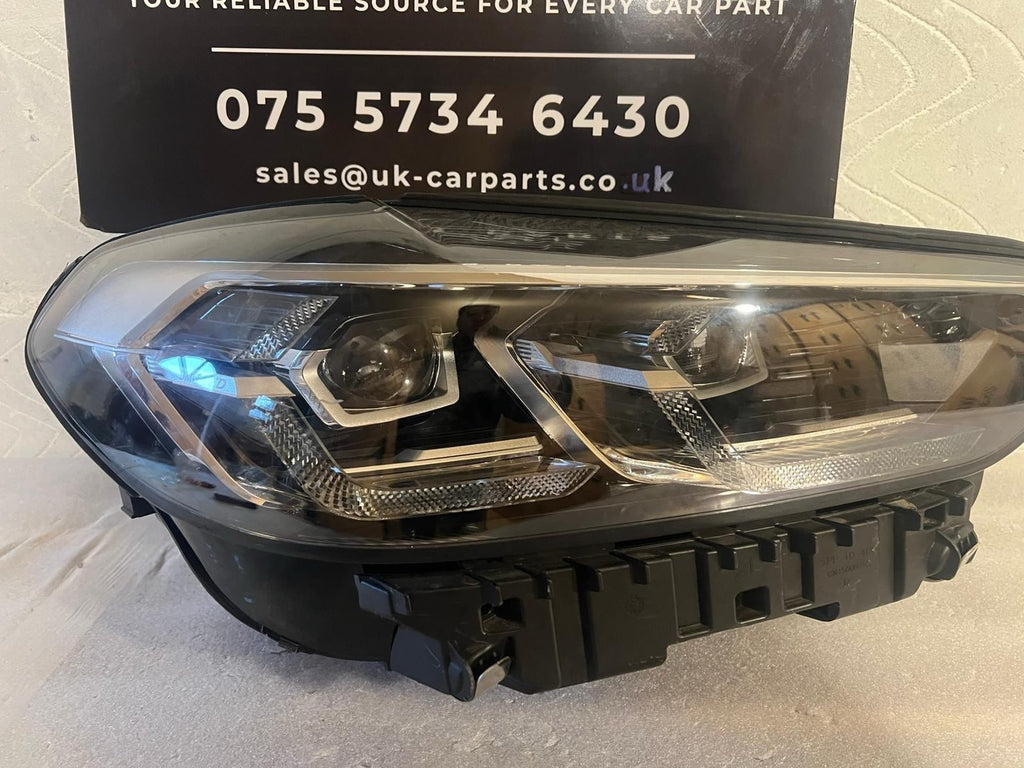 Bmw X3 G01 Right Driver Side Headlight RHD Silver A85A29208 Genuine 2020-On