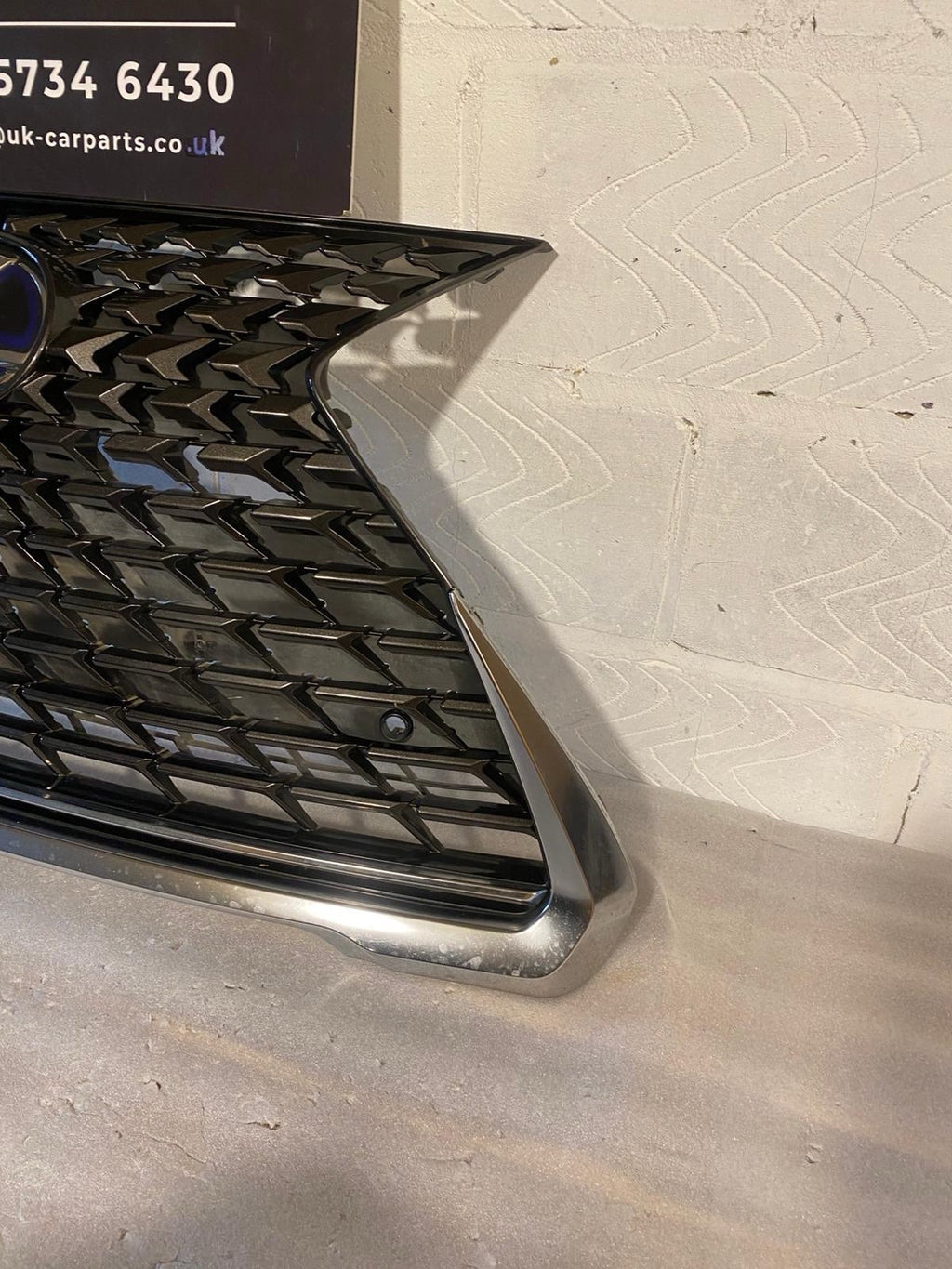 Lexus UX250h 2019-2024 Front Radiator Grill Original With Sensor Holes