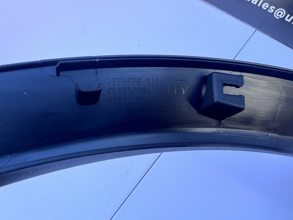 NISSAN QASHQAI 2019 FRONT WING WHEEL ARCH TRIM MOULDING PASSENGER SIDE LEFT NEW