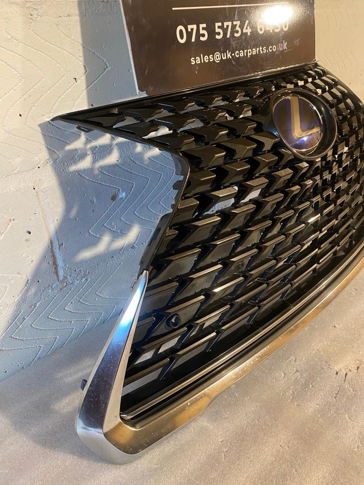 Lexus UX250h 2019-2024 Front Radiator Grill Original With Sensor Holes