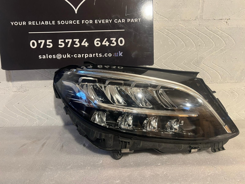 MERCEDES BENZ C-CLASS W205 LED HIGH PERFORMANCE RIGHT HEADLIGHT COMPLETE 2019-21