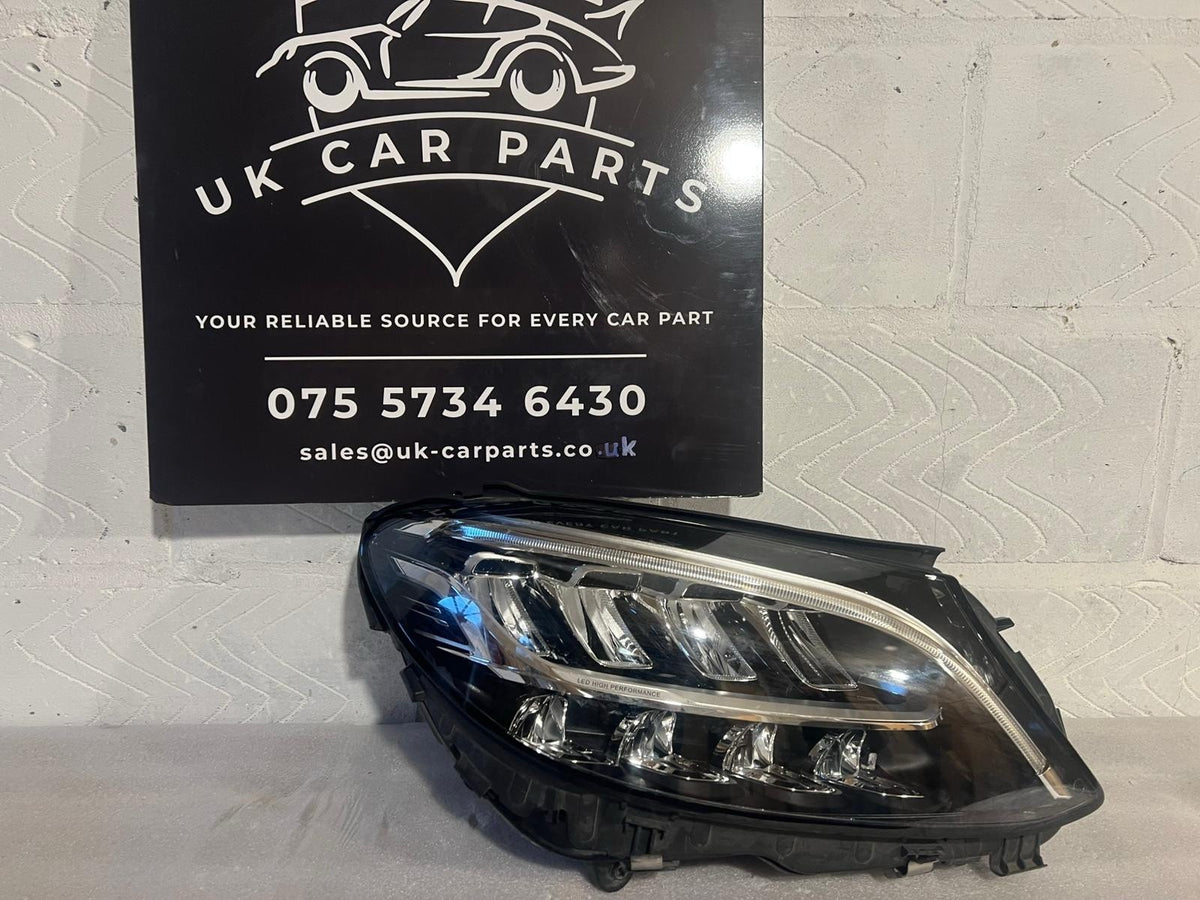 MERCEDES BENZ C-CLASS W205 LED HIGH PERFORMANCE RIGHT HEADLIGHT COMPLETE 2019-21