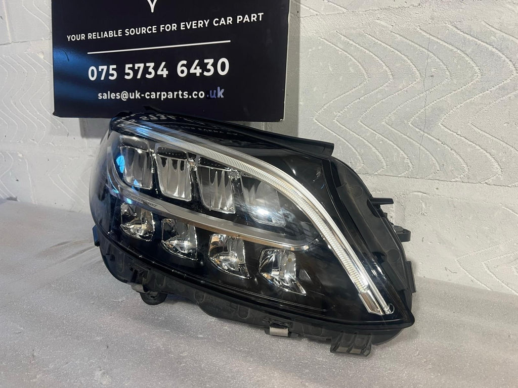 MERCEDES BENZ C-CLASS W205 LED HIGH PERFORMANCE RIGHT HEADLIGHT COMPLETE 2019-21