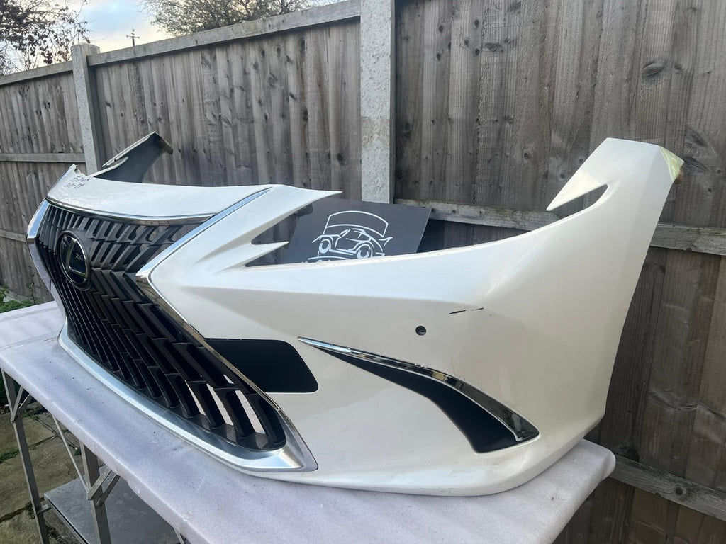 Lexus ES300h 2021–2024 Genuine Front Bumper With Grille In White
