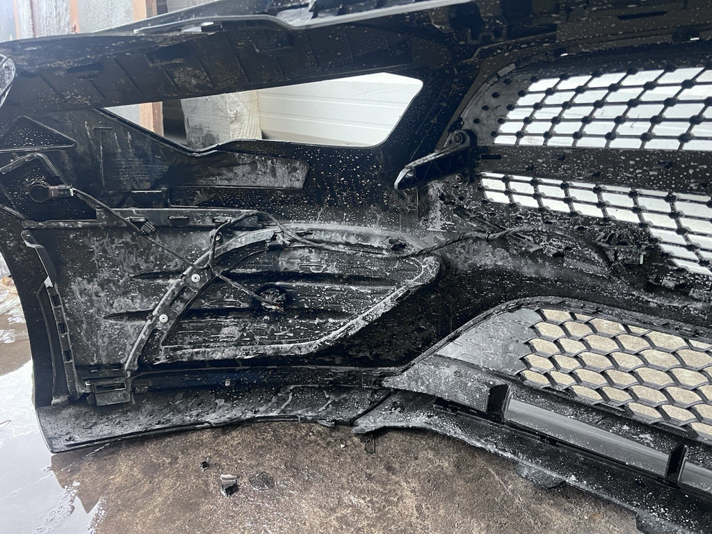 MERCEDES BENZ W118 AMG CLA FACELIFT FRONT BUMPER 6 x PDC GENUINE BLACK