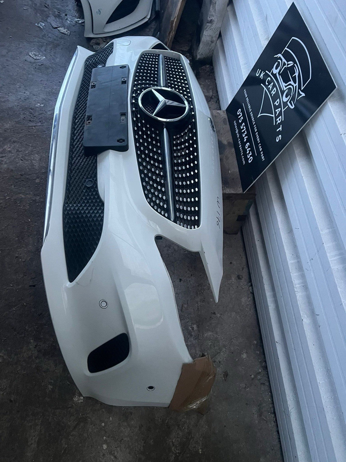 MERCEDES BENZ A CLASS FACELIFT 2018 W176 FRONT BUMPER Complete With Sensor Genui