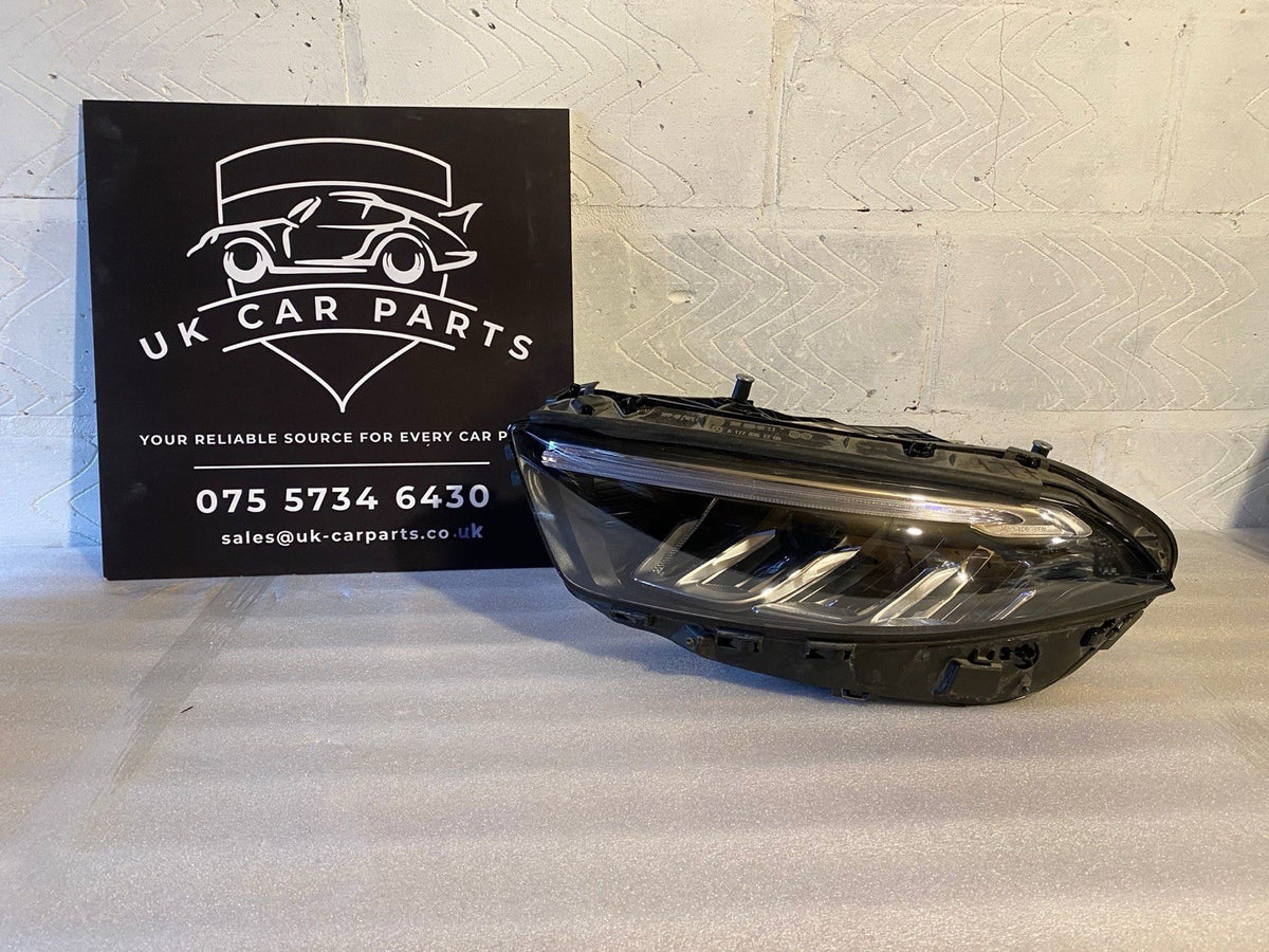 MERCEDES A-CLASS LED HEADLIGHT LH PASSENGER SIDE 22 On W177 FACELIFT Genuine