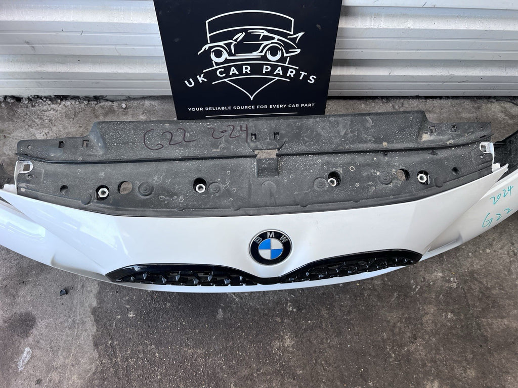 BMW 4 Series M Sport G22 G23 FRONT BUMPER Complete 2020-25 In White Genuine