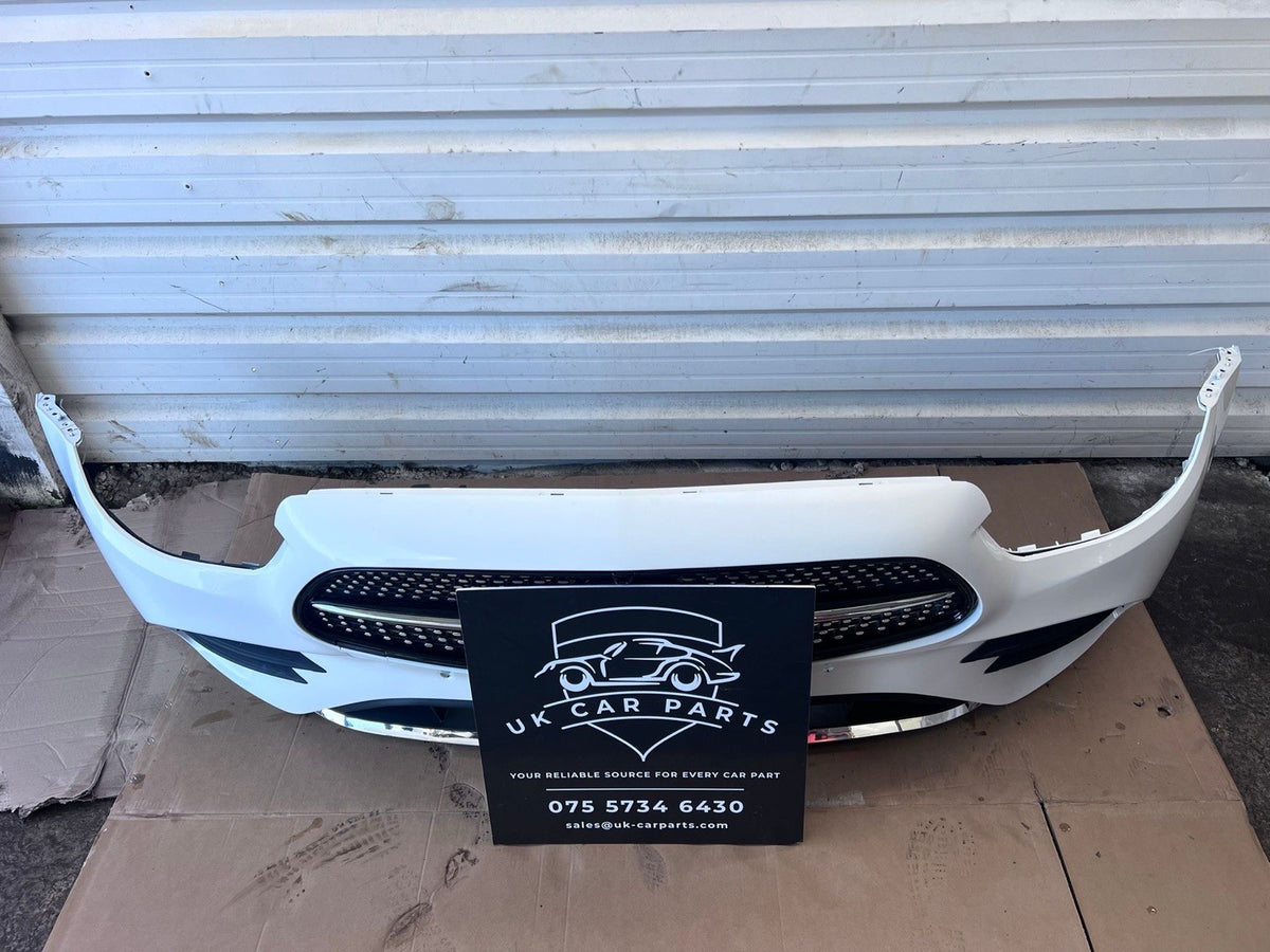 MERCEDES BENZ C CLASS AMG LINE FRONT BUMPER W205 IN White 2021-on