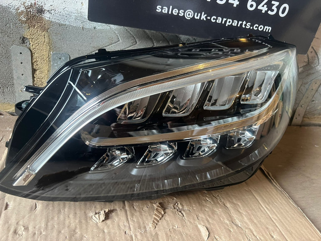 Mercedes C Class W205 Passenger Side LED Headlight 2019–2022