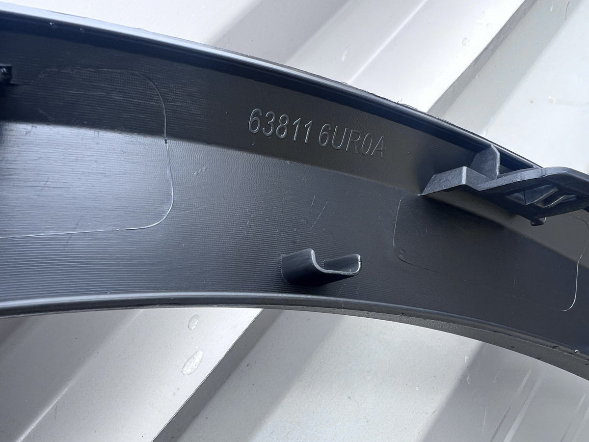 NISSAN QASHQAI 2021 - 2024 FRONT WING WHEEL ARCH TRIM MOULDING PASSENGER LEFT