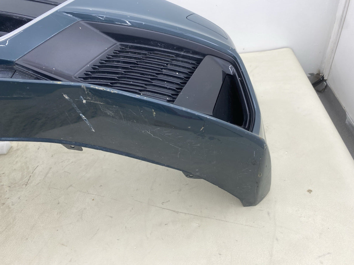 AUDI A7 2018-ONWARDS COMPLETE FRONT BUMPER IN GREEN GENUINE