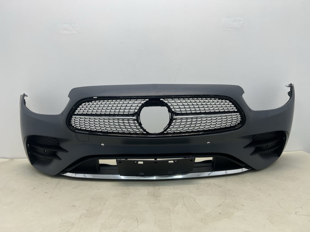 MERCEDES BENZ E CLASS W213 2018-2023 AMG LINE FRONT BUMPER COMPLETE
