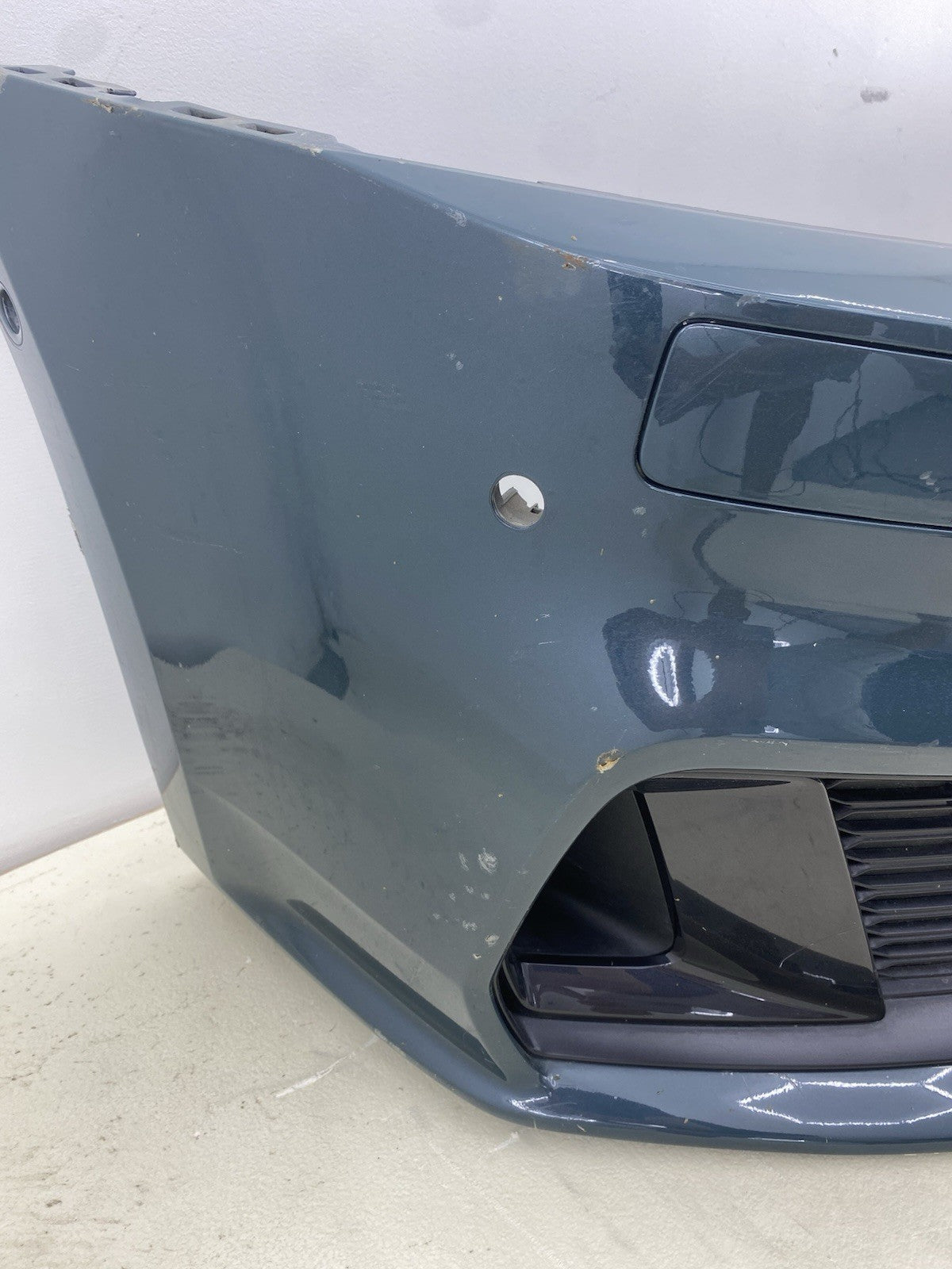 AUDI A7 2018-ONWARDS COMPLETE FRONT BUMPER IN GREEN GENUINE