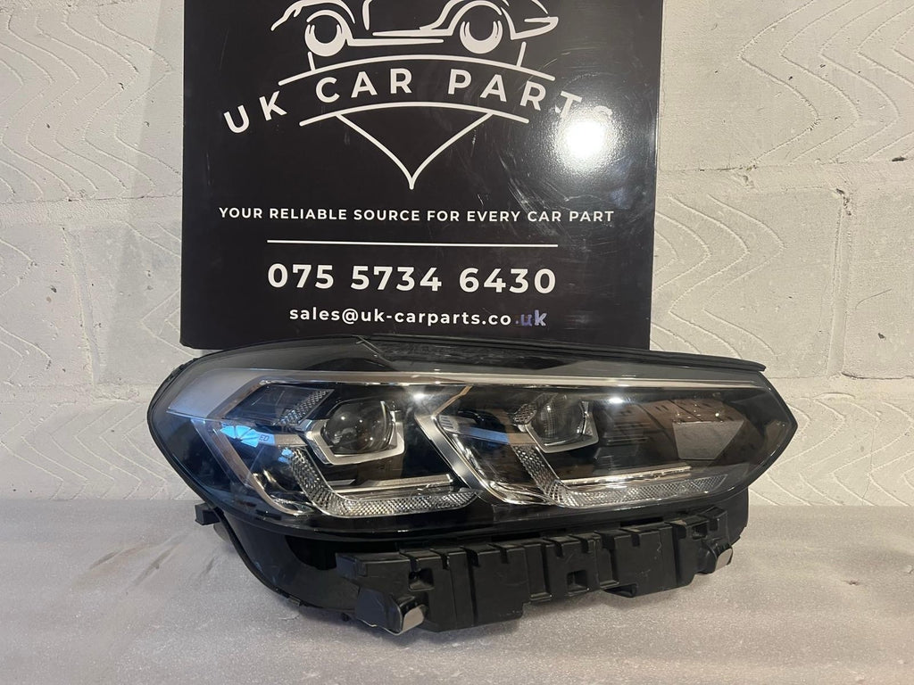 Bmw X3 G01 Right Driver Side Headlight RHD Silver A85A29208 Genuine 2020-On