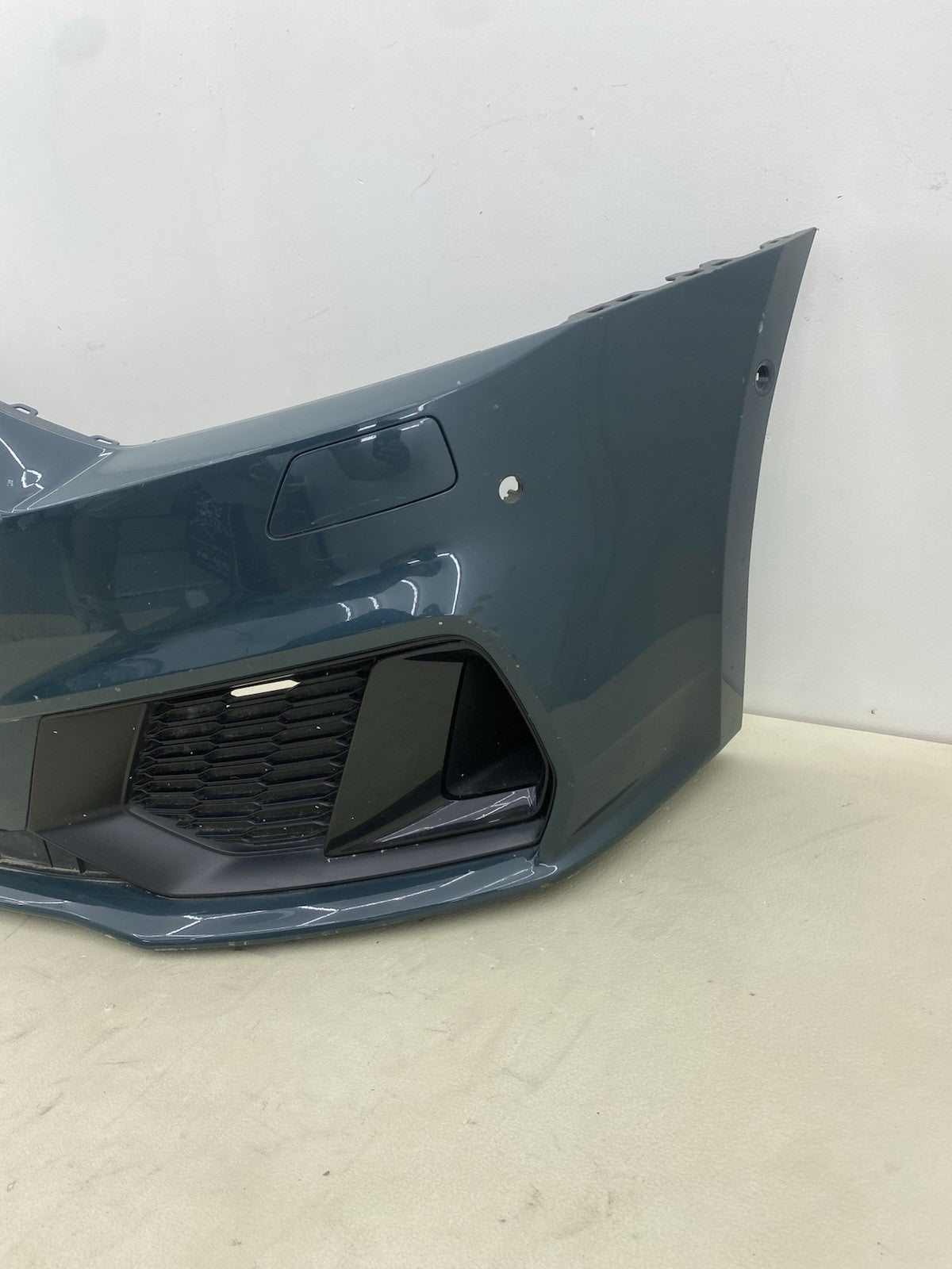 AUDI A7 2018-ONWARDS COMPLETE FRONT BUMPER IN GREEN GENUINE