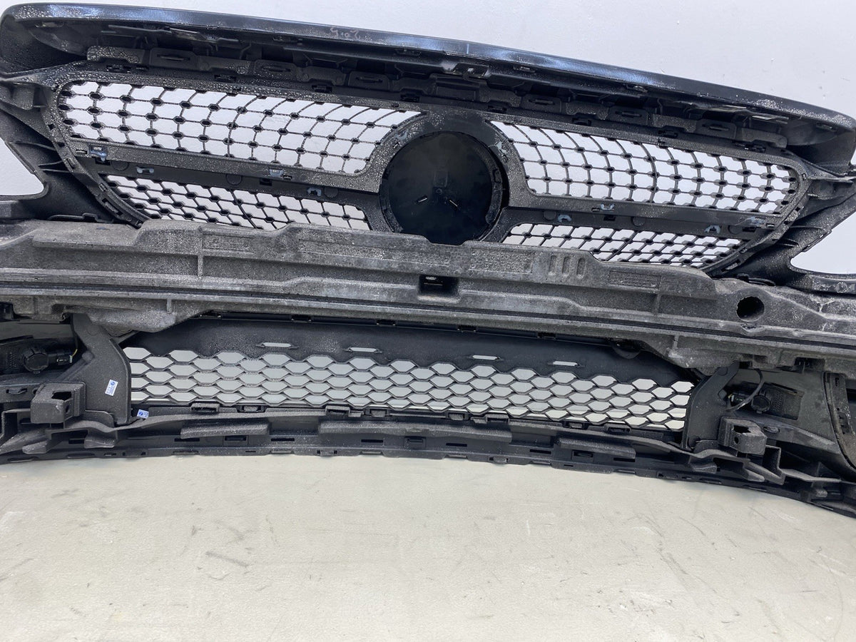 MERCEDES  W205 AMG LINE COMPLETE FRONT BUMPER WITH WIRING &SENSORS 2018 -2021