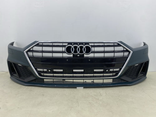 AUDI A7 2018-ONWARDS COMPLETE FRONT BUMPER IN GREEN GENUINE