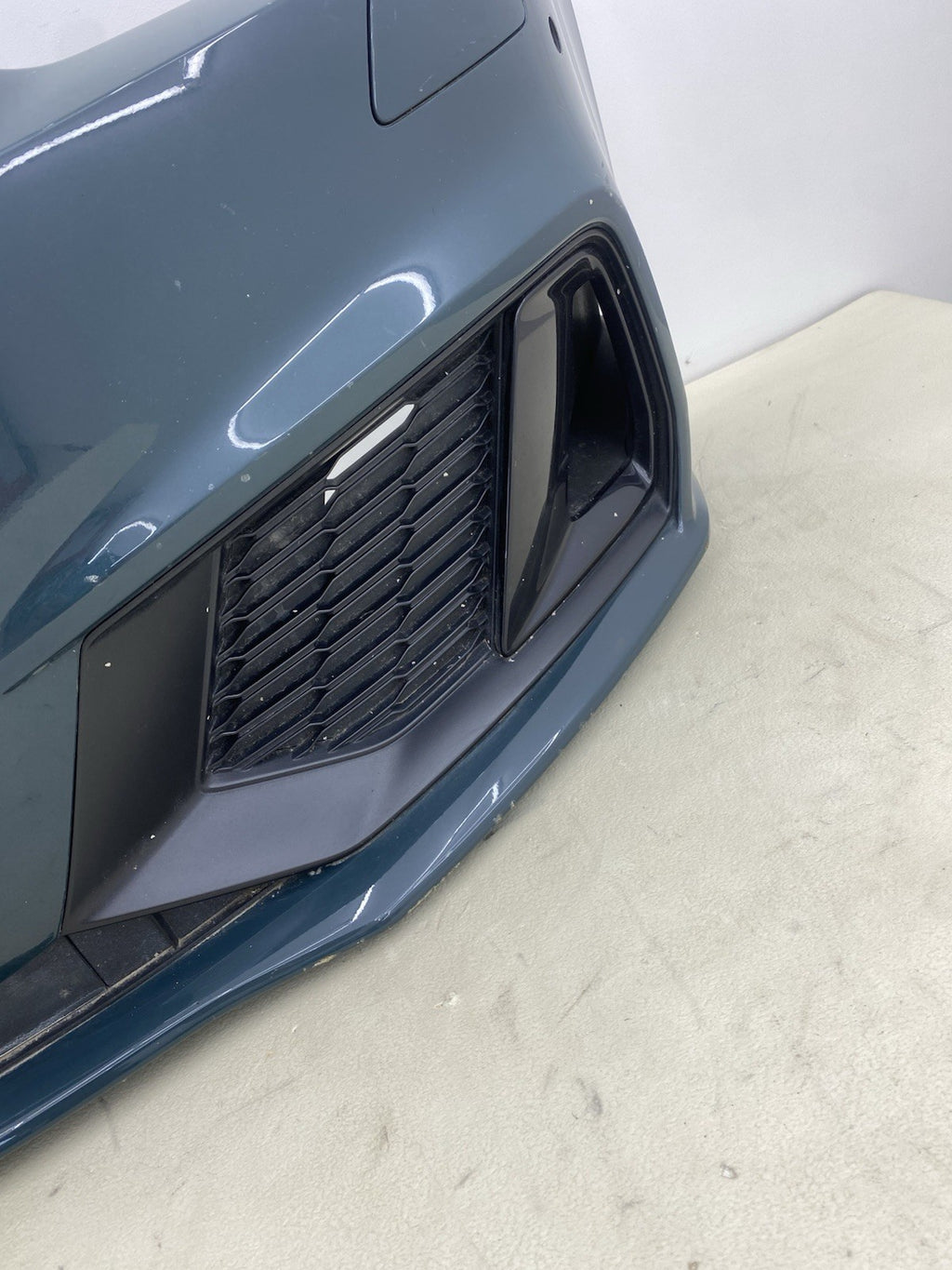 AUDI A7 2018-ONWARDS COMPLETE FRONT BUMPER IN GREEN GENUINE