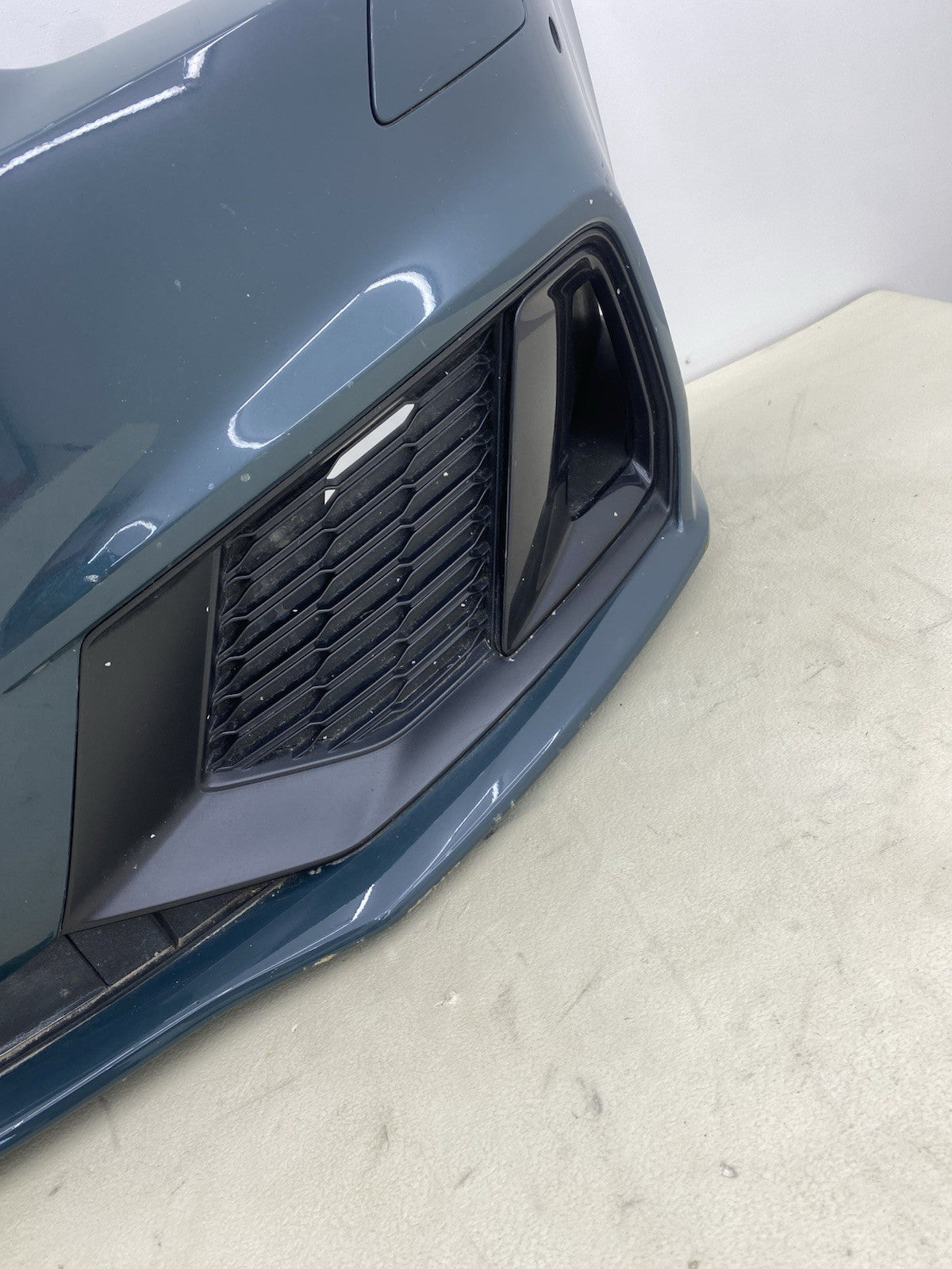 AUDI A7 2018-ONWARDS COMPLETE FRONT BUMPER IN GREEN GENUINE