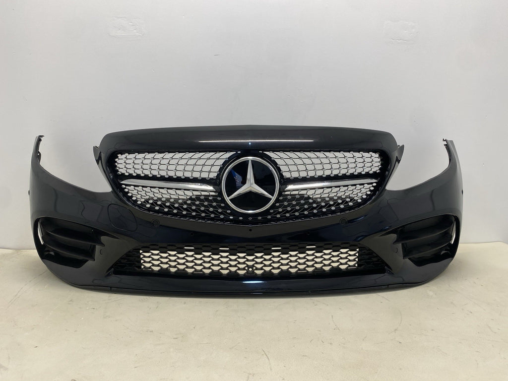 MERCEDES  W205 AMG LINE COMPLETE FRONT BUMPER WITH WIRING &SENSORS 2018 -2021
