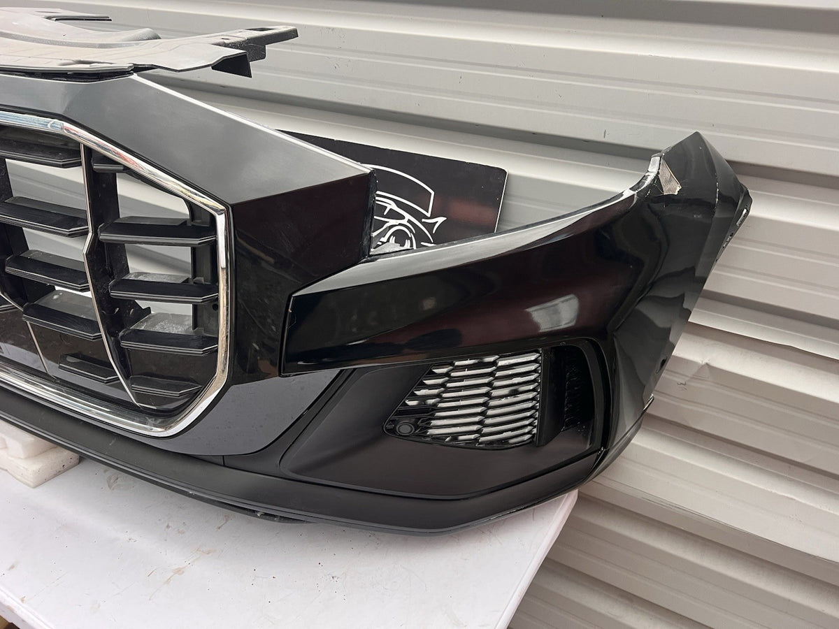 AUDI Q8 QUATTRO 2021-2024 GENUINE FRONT BUMPER WITH GRILL AND SENSORS COMPLETE