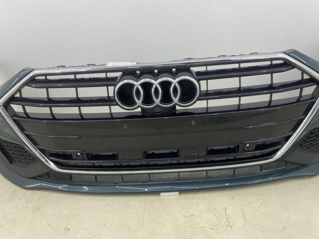 AUDI A7 2018-ONWARDS COMPLETE FRONT BUMPER IN GREEN GENUINE