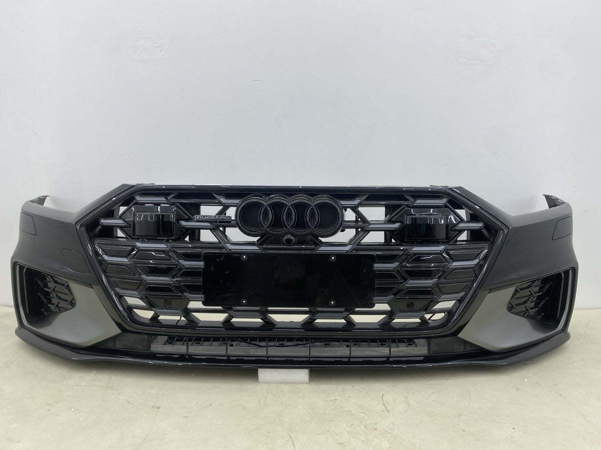 AUDI A7 / S7 2020-2025 COMPLETE FRONT BUMPER  WITH WIRE AND SENSORS GENUINE