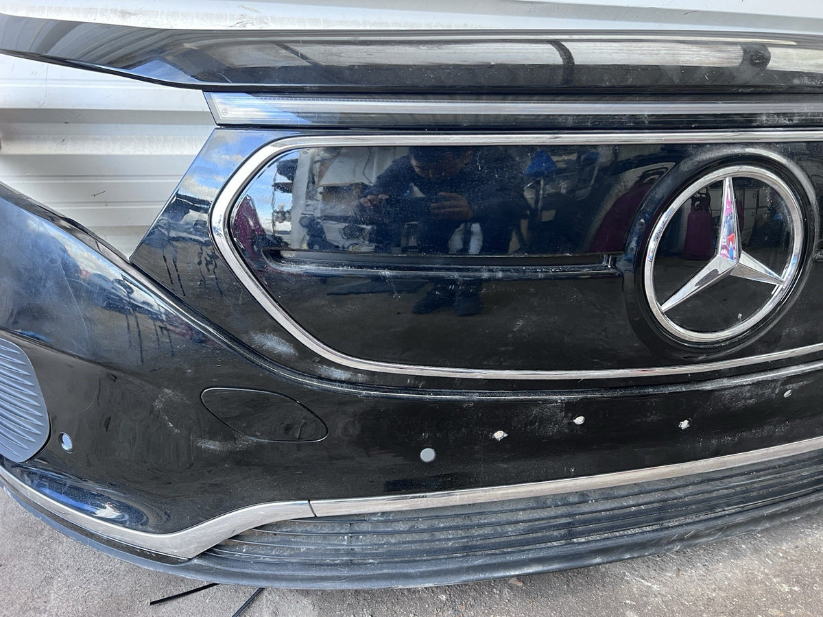 Mercedes Benz EQA Front Bumper Black With Sensors And Wire Genuine