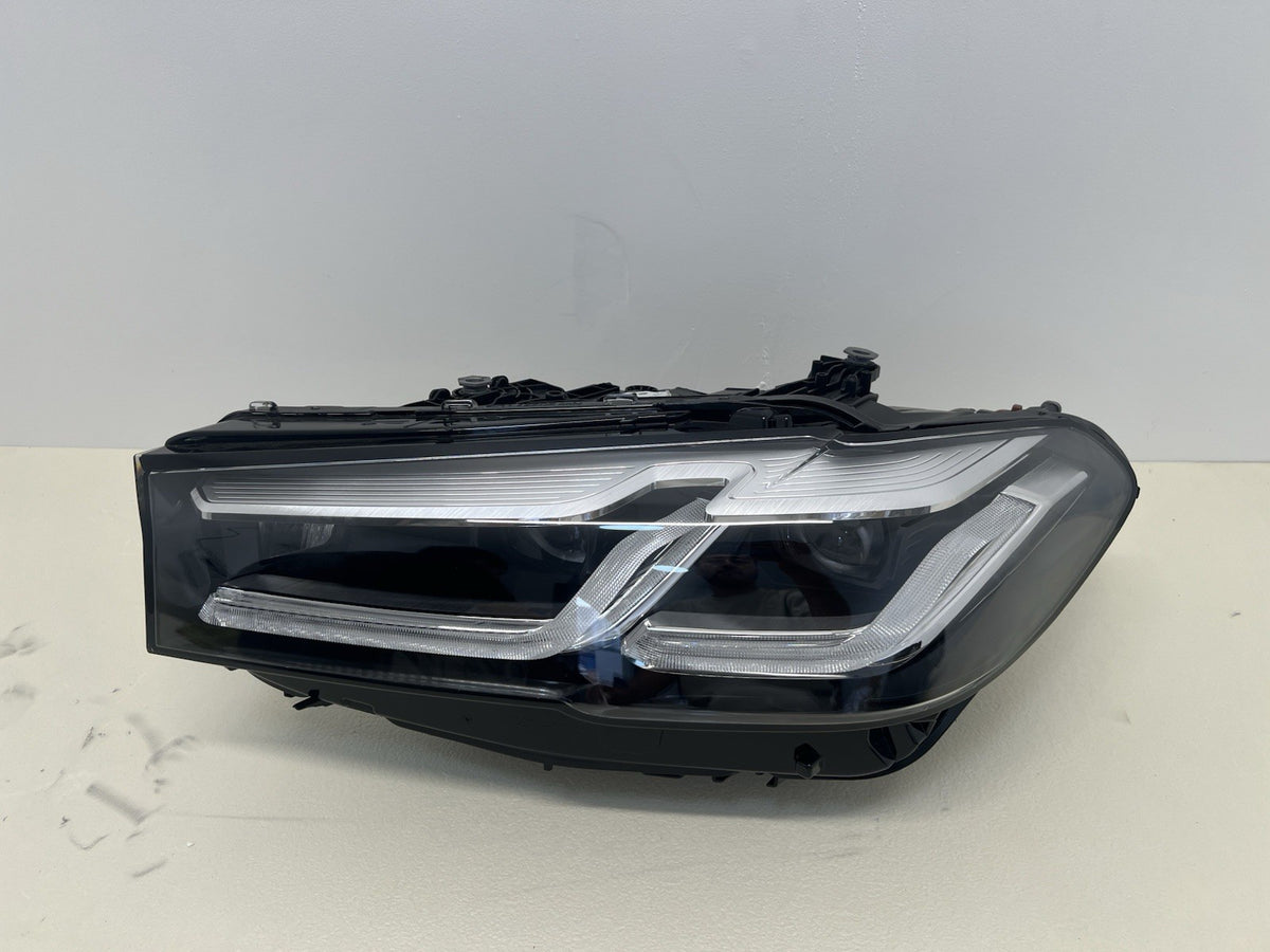 BMW G30 G31 G38 Passenger Side Complete Headlight 2018- 2023With Modules Genuine