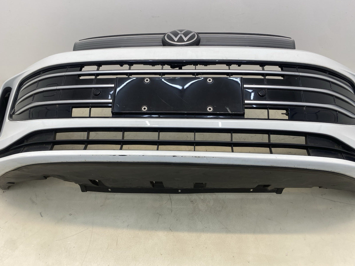 VOLKSWAGEN TIGUAN MK3 24-26 Complete Front Bumper In White With Sensors And Wire