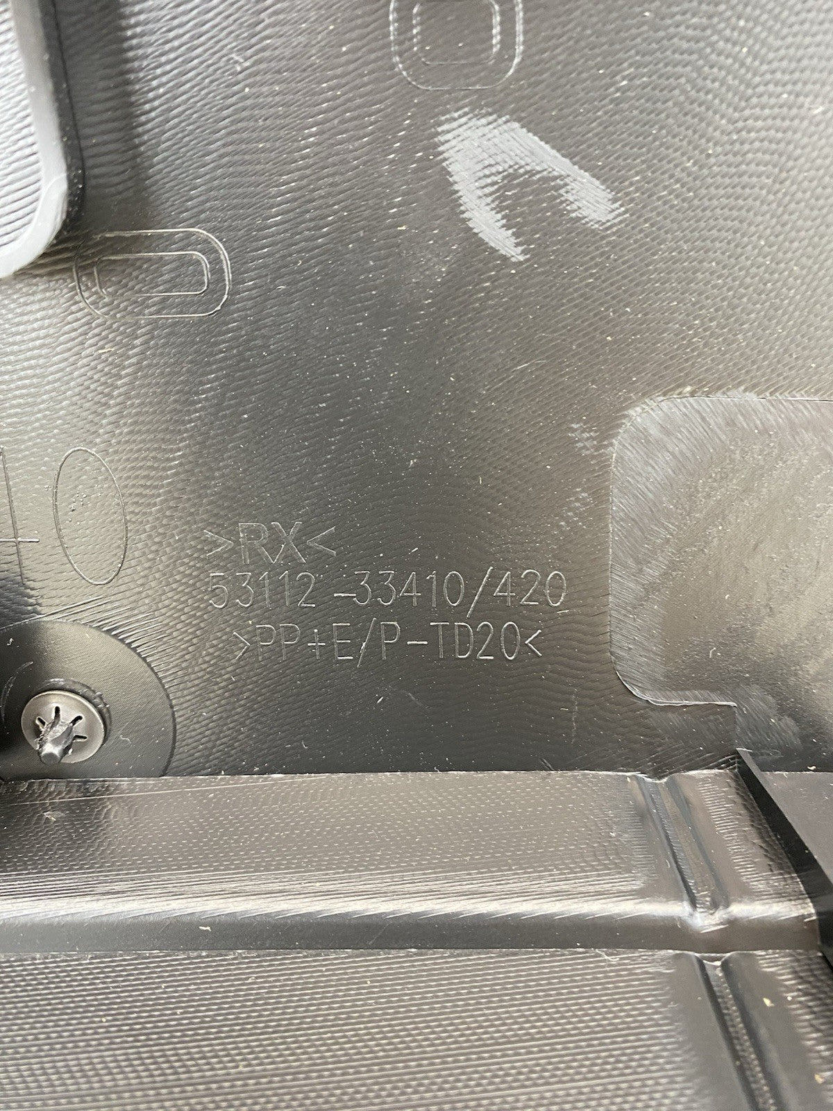 LEXUS ES300H F SPORT FRONT BUMPER RADIATOR  (GRILL) 2019 OWORDS