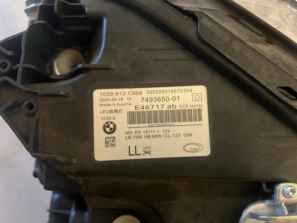 BMW 7 Series  G12 LCI Laser Headlight Left Side GENUINE 2019-2022