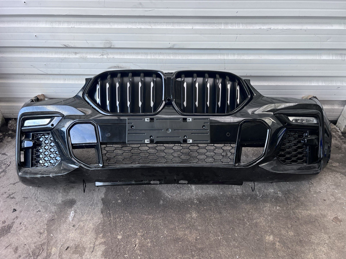 BMW X5/X6 M Sport Complete Front Bumper With Sensors & Wire Genuine 2019-2023