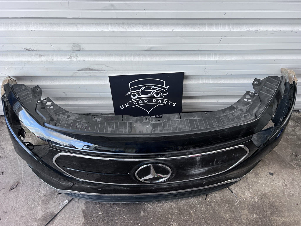 Mercedes Benz EQA Front Bumper Black With Sensors And Wire Genuine