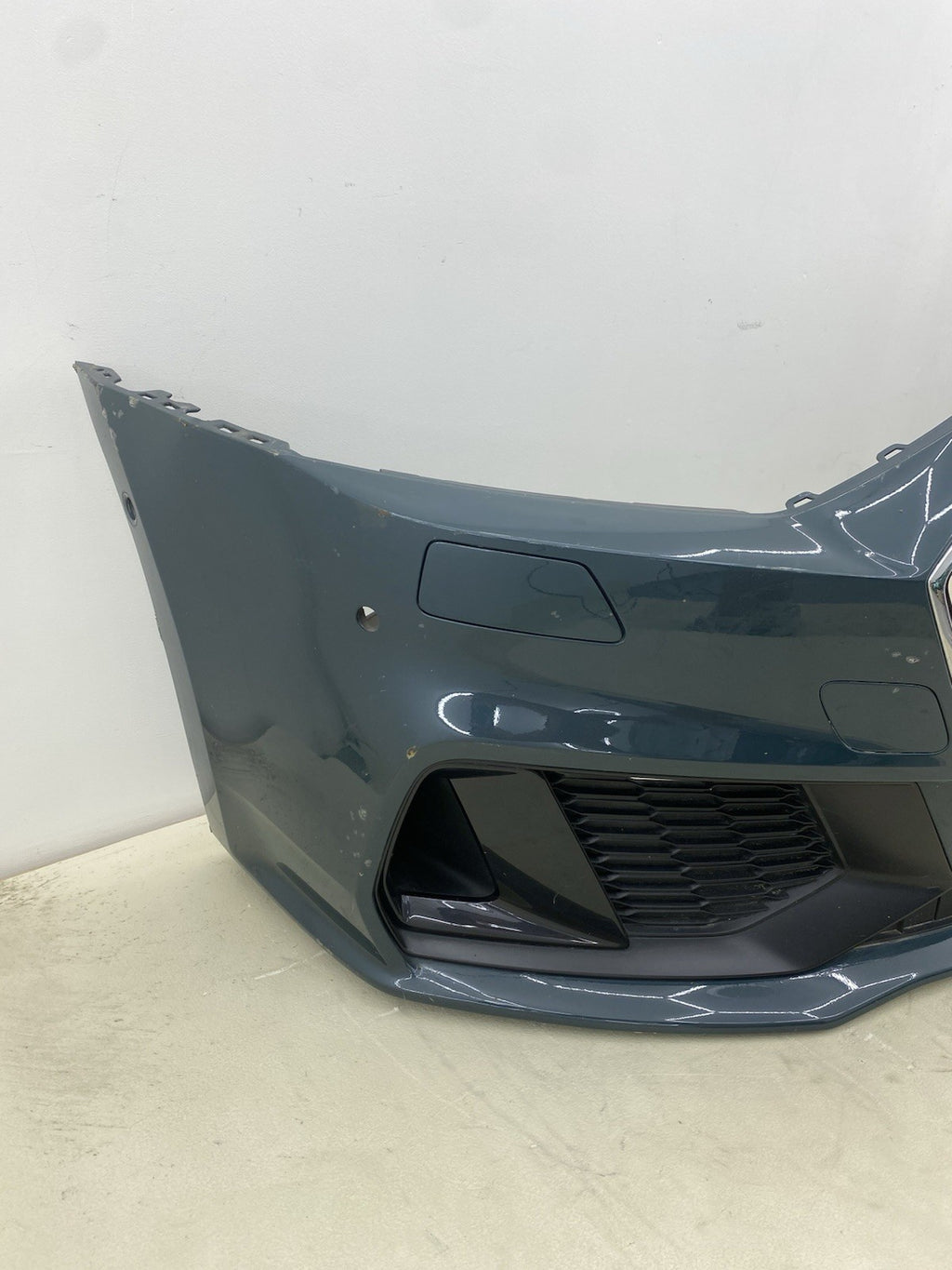 AUDI A7 2018-ONWARDS COMPLETE FRONT BUMPER IN GREEN GENUINE